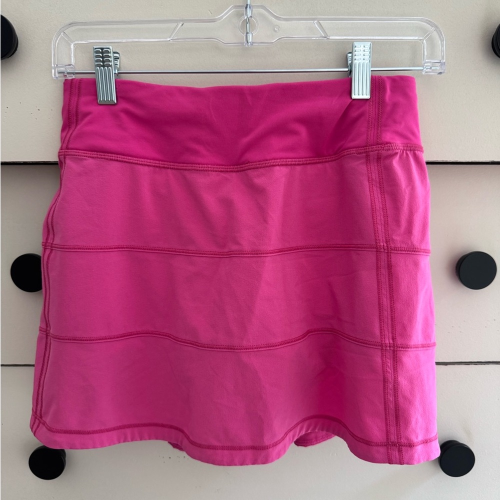 Lululemon retired sonic pink pace revival mid rise skirt